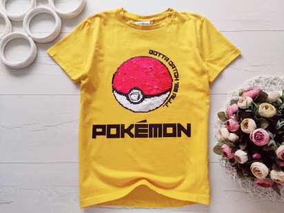 10 років, зріст 140 Футболка Покемон