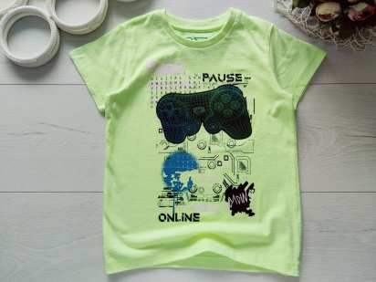 6 лет, рост 116 Яркая футболка для мальчика