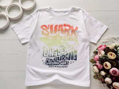 7,8 лет, рост 122,128 Футболка детская мальчику