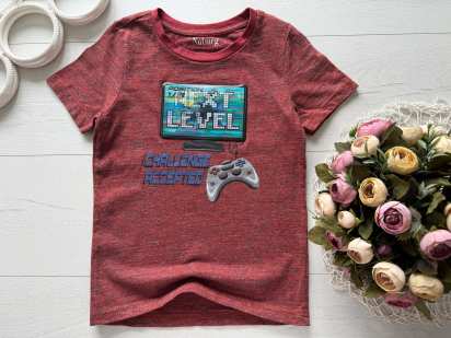 7,8 років, зріст 122,128 Футболка для хлопчика