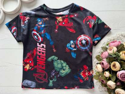 5 років, зріст 110 Футболка спортивна марвел