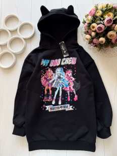 8,9 років, зріст 128,134 Худі з флісу Monster High (Монстер Хай)