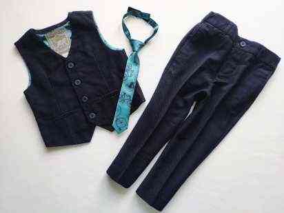 2\3 года, рост 92\98 Костюм "Тройка" для мальчика