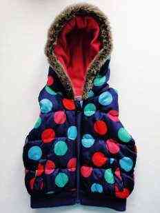 2-3 роки, зріст 98 Жилетка для дівчинки