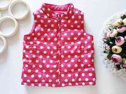 3-4 роки, зріст 104 Жилетка для дівчинки