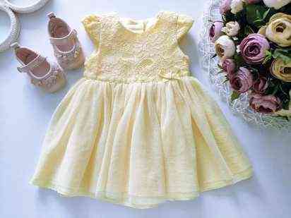 0-6 міс, зріст 56-74 см Дитяча сукня на хрестини