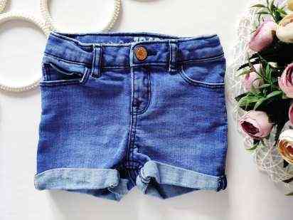 3 роки, зріст 98 Стрейчові джинсові шорти для дівчинки