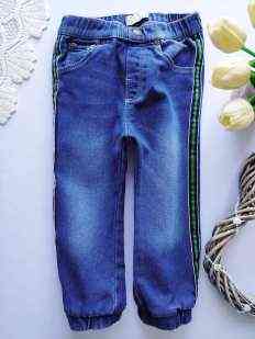 2,3 роки, зріст 98 Стрейчові джинси для хлопчика з лампасами