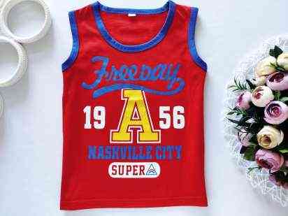 3,4 роки, зріст 98,104 Спортивна майка для хлопчика