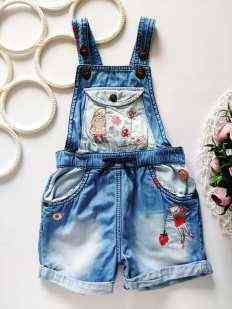 1,5,2 роки зріст 92 Джинсовий комбінезон для дівчинки