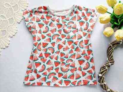 6,7 років, зріст 116,122 Дитяча футболка в кавунах