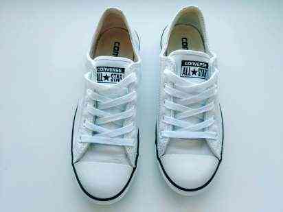 37 (23,5 см) Converse all star Шкіра! Шкіряні білі кеди