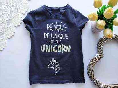 5,6 років, зріст 110,116 Футболка з єдинорогом