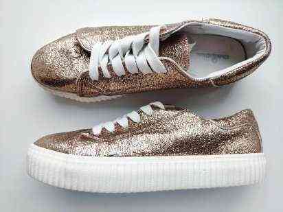 36-37 (23,5 см) ТРЕНД! Золотисті кеди на платформі