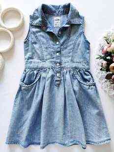 4,5 років, зріст 110 Легка дитяча сукня під джинс