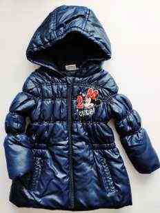 3\4 года, рост 104 Теплая демисезонная курточка для девочки Микки Маус