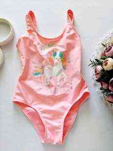 6,7 років, зріст 122 Купальник з одноріжком для дівчинки