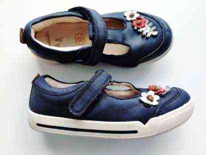 25 (15,5 см) Кожаные детские туфли-балетки