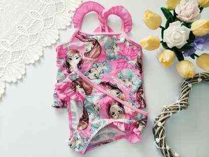 5,6 лет, рост 110-116 Купальник принцесса Анна и Эльза