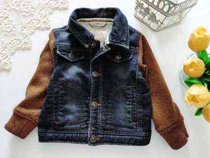 1,5\2 роки, зріст 92 М'яка джинсівка для хлопчика