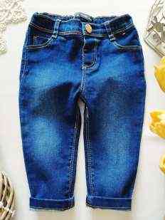 9-12 міс, зріст 80 Стрейчові джинси вузькочі для дівчинки