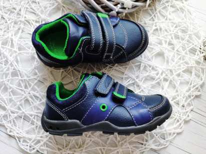 22 (14,5 см) Шкіра! З мигалками! Демі кросівки для хлопчика