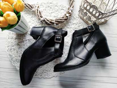 38 (25,5 см) Жіночі шкіряні туфлі-черевики