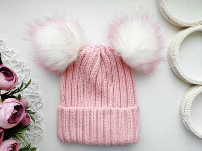 3\4 роки Зимова шапка для дівчинки