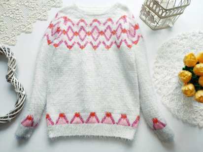 8,9 років, зріст 128,134 Светр травка для дівчинки