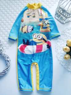 3,4 роки, зріст 98\104 Сонцезахисний купальний костюм з Міньйонами