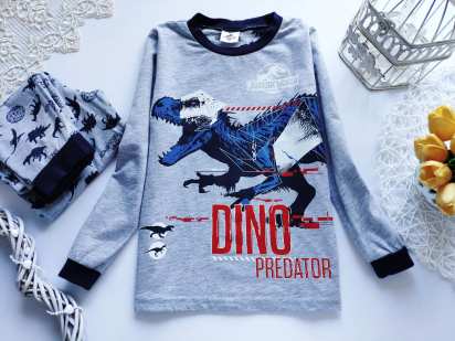 6 років, зріст 116 Піжама в динозаврах для хлопчика