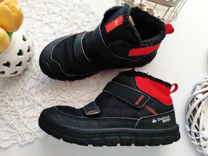 32 (20,5 см) Утепленные демисезонные ботинки для мальчика