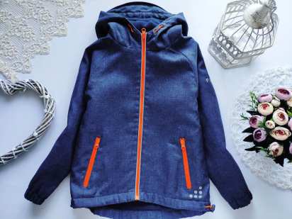 7,8 років, зріст 122,128 Вітровка для хлопчика на флісі