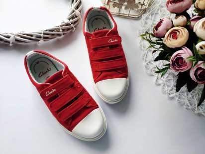 32 (20,5 см) Ортопедические красные кеды