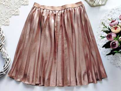 9-12 років, зріст від 134 Дитяча золотиста спідниця