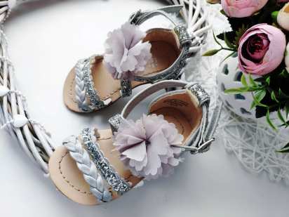 20-21 (12-13 см) Блискучі дитячі босоніжки