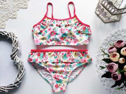 8 років, зріст 128 Роздільний дитячий купальник