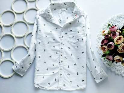 5,6 лет, рост 116 Рубашка для мальчика