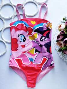 6-8 років, зріст 122-128 Купальник з поні