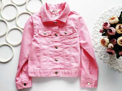 5,6 років, зріст 116 Стрейчева рожева джинсівка