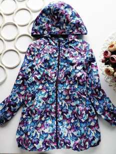 5,6 років, зріст 116 Вітровка для дівчинки