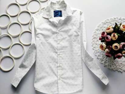 11 лет, рост 146 Рубашка для мальчика