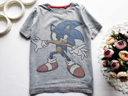 5 років, зріст 110 Футболка Сонік