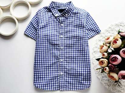 2,3 года, рост 98 Новая рубашка в клетку