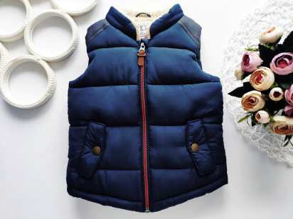 9,12 міс, зріст 80 Теплий дитячий жилет
