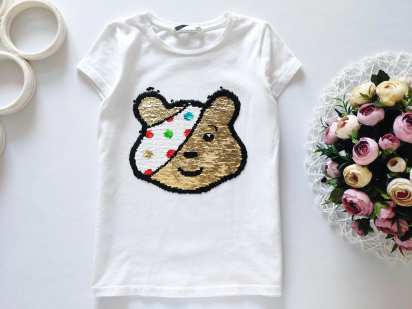 7,8 років, зріст 122,128 Нова футболка перевертень