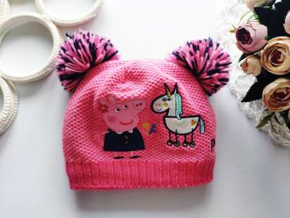 2-4 роки Тепла шапка на флісі