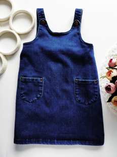 3,4 роки, зріст 104 Стрейчевий джинсовий сарафан