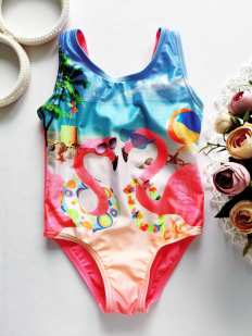 3 года, рост 98 Яркий купальник