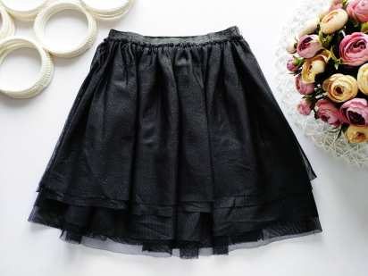 6,7 років, зріст 122 Чорна фатинова спідниця